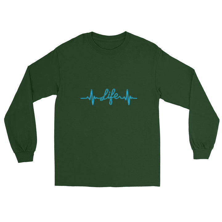 Men’s premium green long sleeve shirt