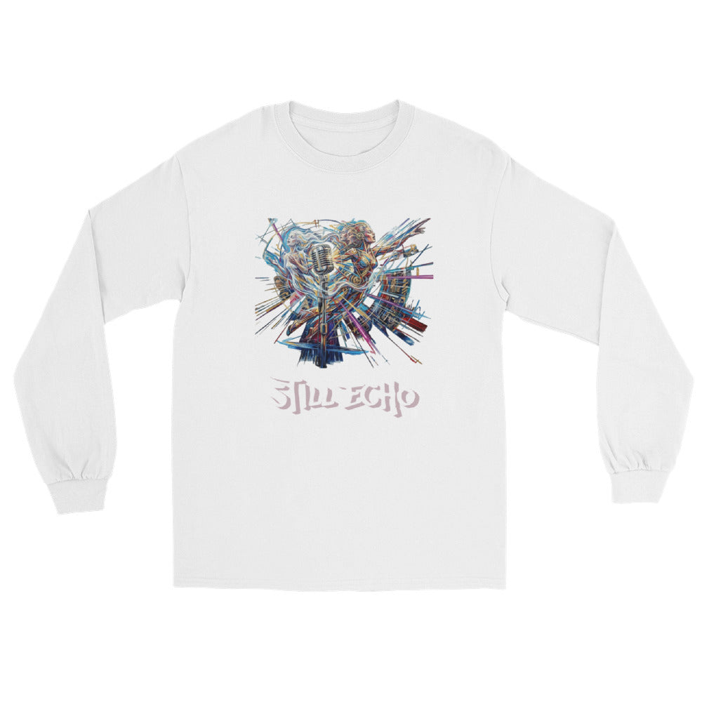 Men’s Long Sleeve Shirt with bold chest graphic