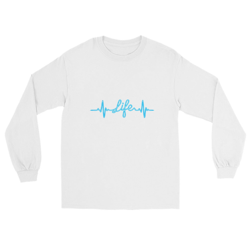 White men’s long sleeve shirt
