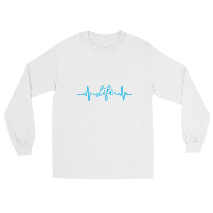 White men’s long sleeve shirt