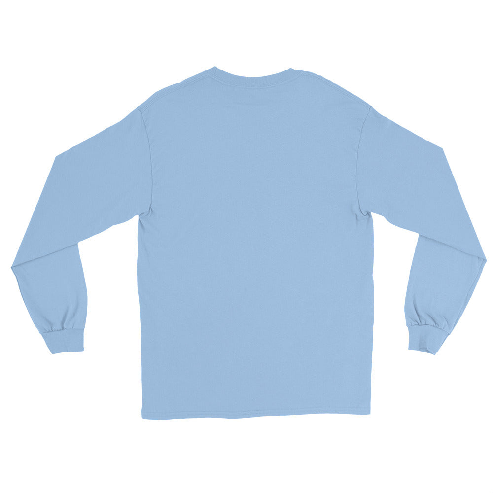 Light blue long sleeve shirt with simple plain style