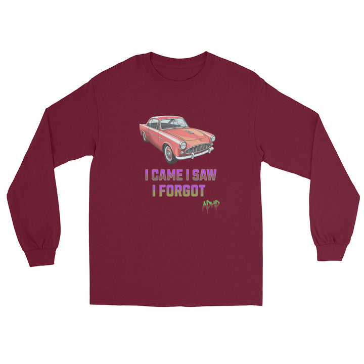 Maroon men’s long sleeve shirt