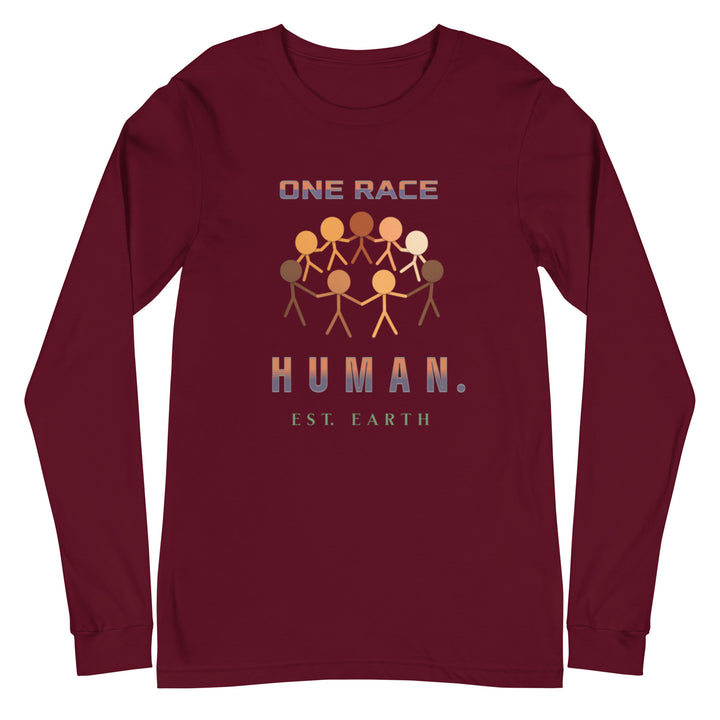 Comfortable unisex long sleeve tee