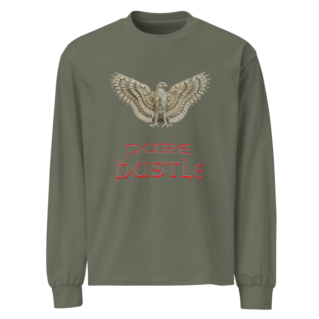 Stylish casual long sleeve shirt heavyweight cotton