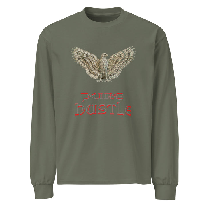 Stylish casual long sleeve shirt heavyweight cotton