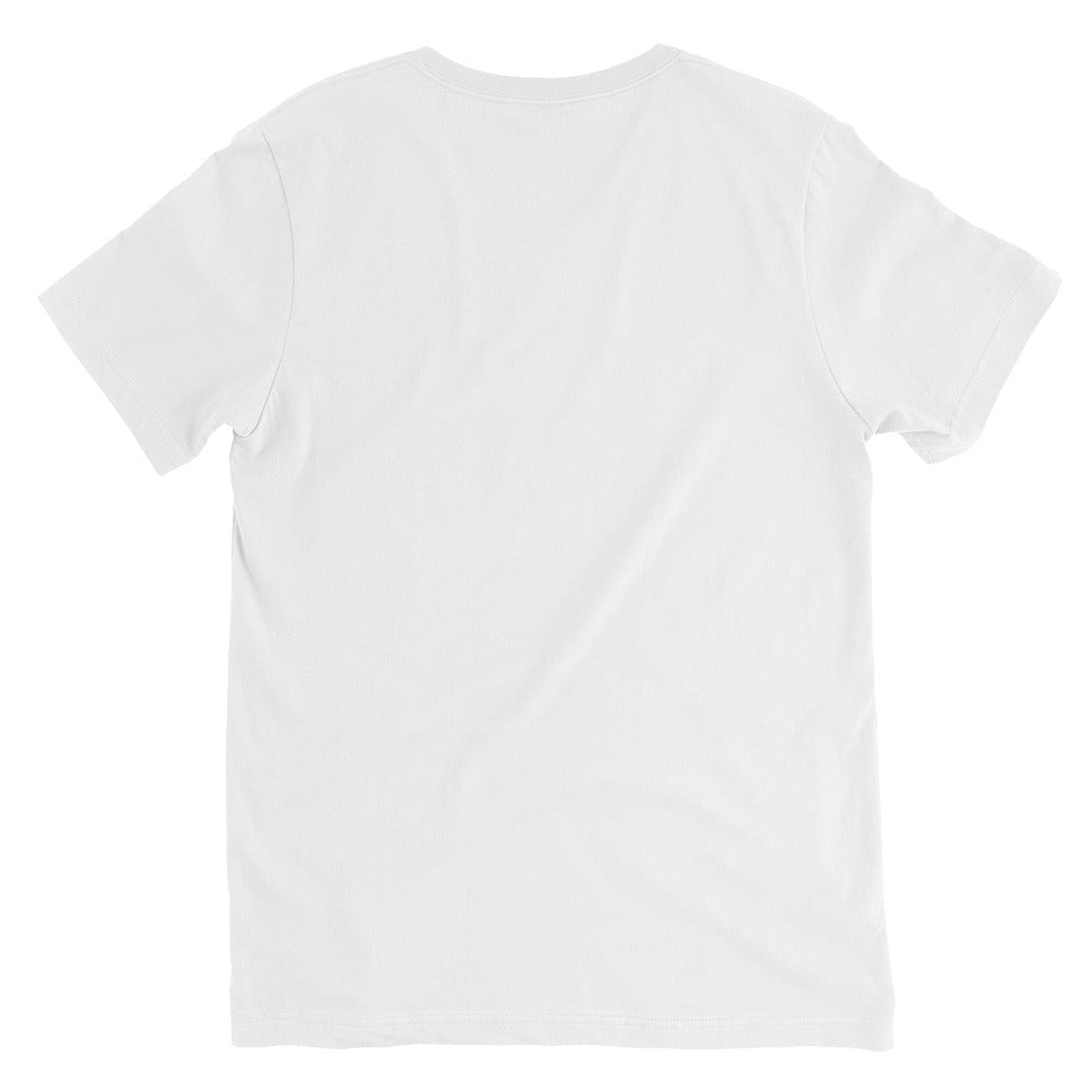 Plain back view of white t-shirt 